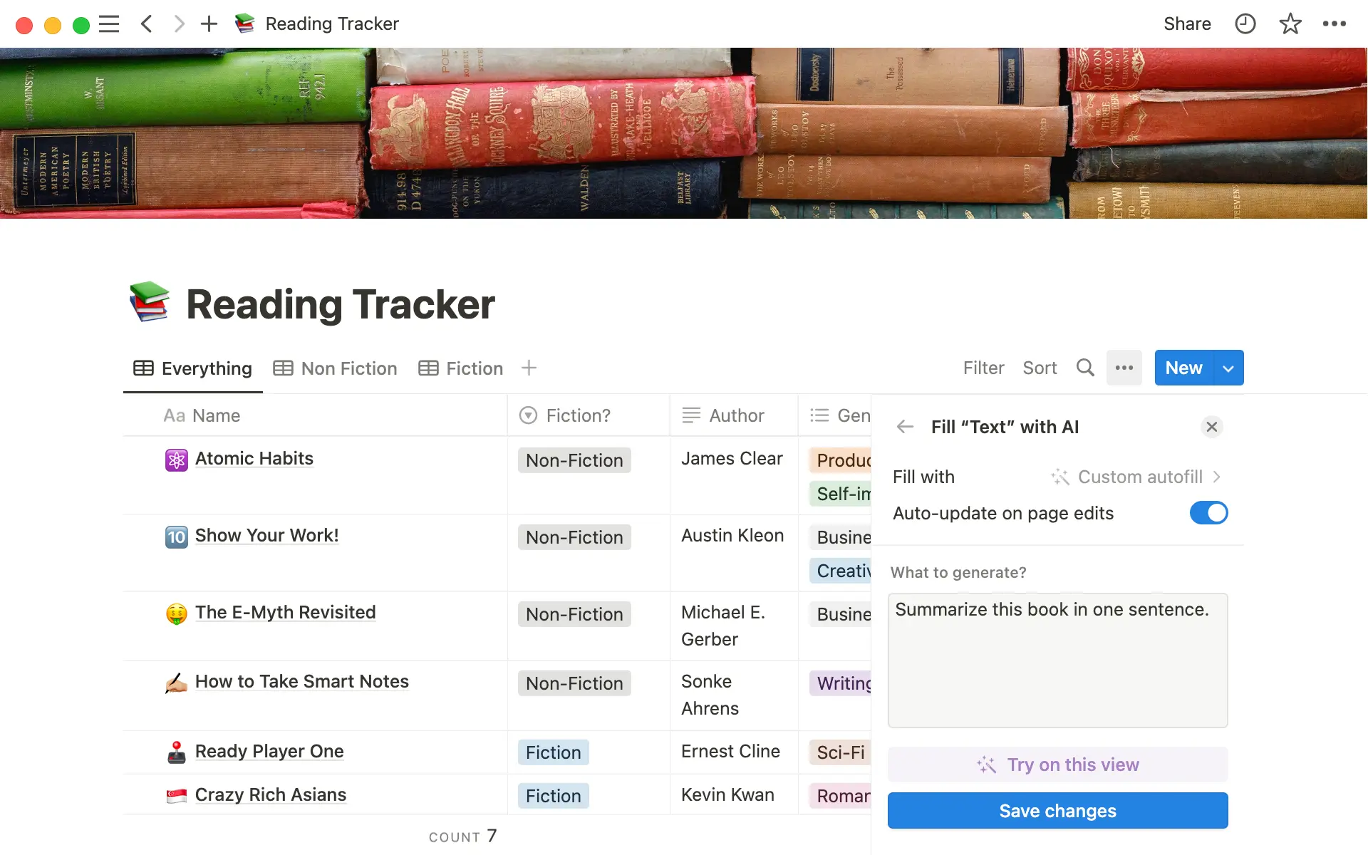 AI reading list hero