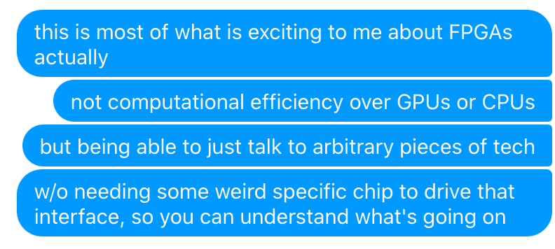 @rsnous: "basically I tried this on an FPGA a couple weeks ago..." Image from Twitter.